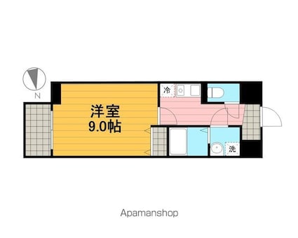 サニーコート向島[1K/29.72m2]の間取図
