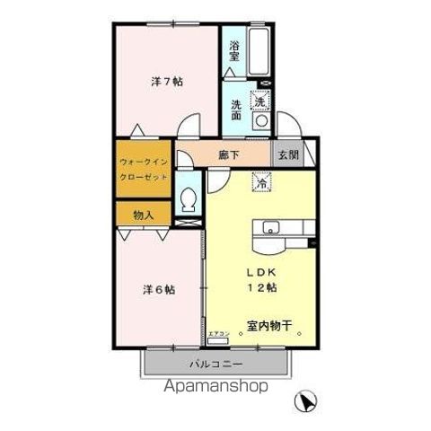 メルベーユKの間取り写真