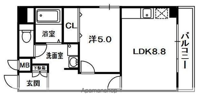 M’PLAZA津田駅前十二番館の間取り写真