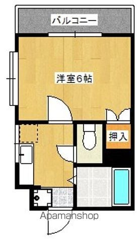 鹿児島市谷山線 荒田八幡駅 徒歩4分 5階建 築31年の間取り写真