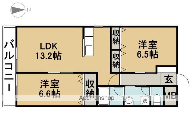 ガーデンヒルズ東須ヶ口の間取り写真