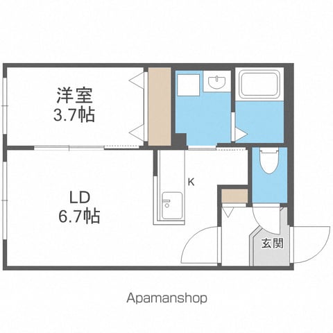 レジデンス円山北の間取り写真