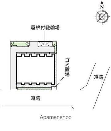 レオネクストオレンジハウス[1K/28.13m2]の配置図