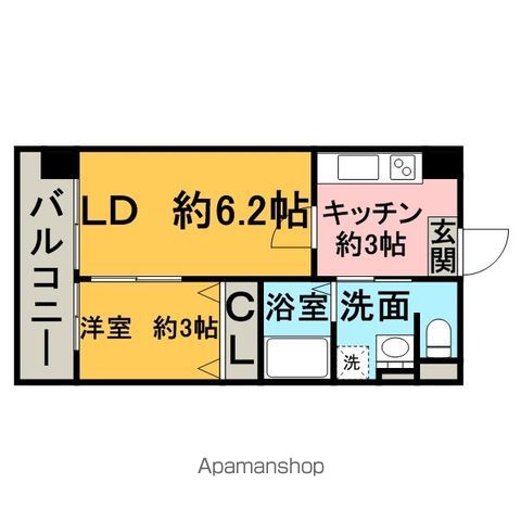 【アメニティ香椎宮前の間取り】