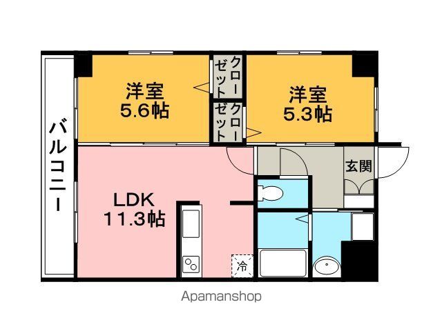 JETタワーズ ベイサイドの間取り写真