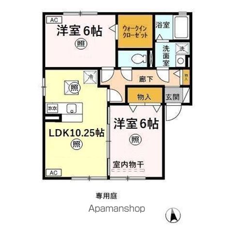 ノイエ・シュタット ABの間取り写真