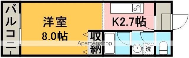 東洋ハイツ A棟の間取り写真