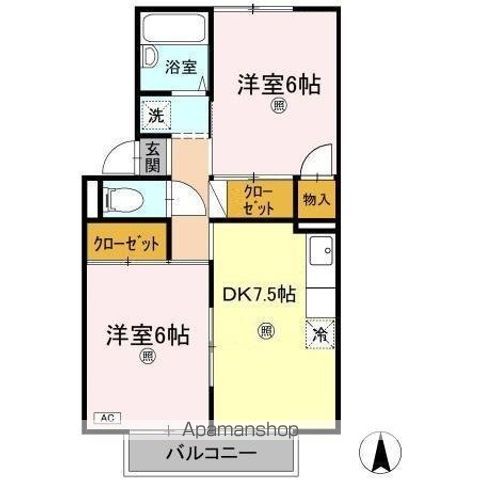 ラフィーネ A棟の間取り写真