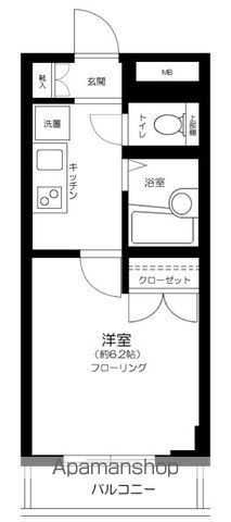 ソアブール西早稲田の間取り