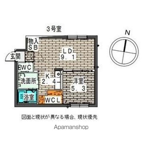 ELLE CUBE学園前の間取り写真