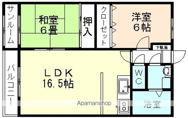 エクセル南の間取り写真