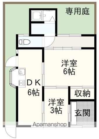 和歌山県和歌山市和歌浦東2丁目（一戸建）の賃貸物件戸建ての間取り