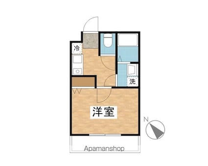 Ｍｉｎｅｔｔｅ岩槻[1K/20.53m2]の間取図