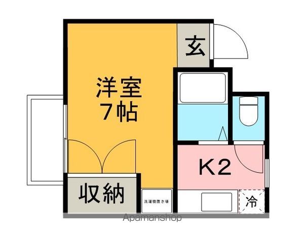 コンフォート西山の間取り写真