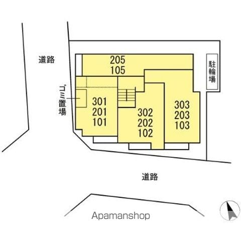 セジュール西台７ 205 ｜ 東京都板橋区西台３丁目21-4（賃貸アパート1LDK・2階・45.27㎡） その23