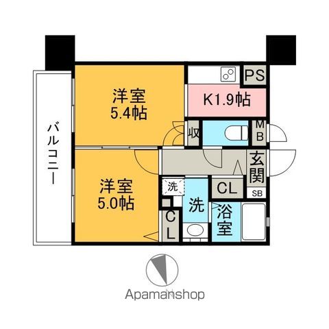 アルティザ博多プレミアの間取り