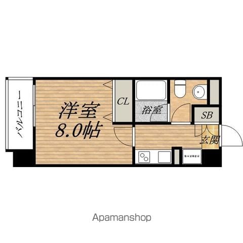 ディオレクレスト東心斎橋の間取り写真