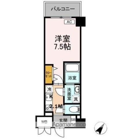 TRE LUCE横濱関内の間取り写真