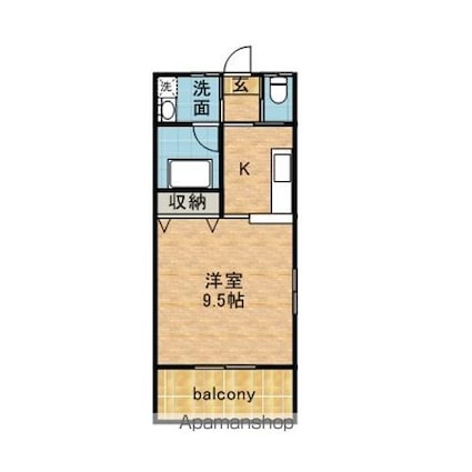 ラフォンテ　アネックス[1R/33.12m2]の間取図