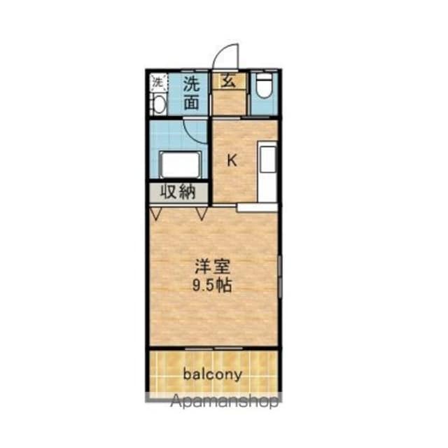 ラフォンテ　アネックス[1R/33.12m2]の間取図