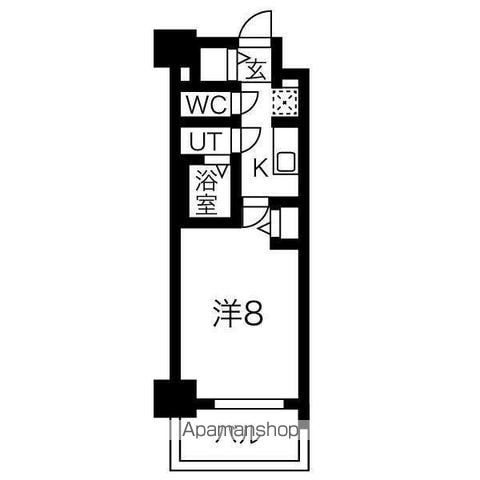 メイクス高岳の間取り写真