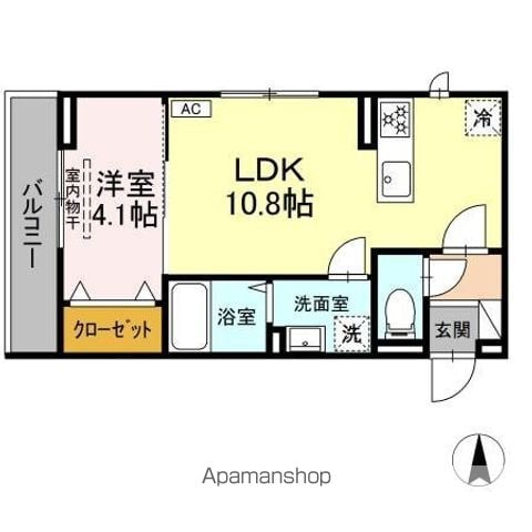 ウェルフィールド 202 ｜ 神奈川県川崎市多摩区長尾１丁目9-8（賃貸アパート1LDK・2階・35.60㎡） その2