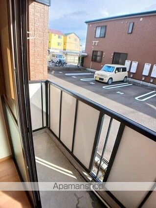 ル・シエル　Ｅ[2DK/46.92m2]のバルコニー