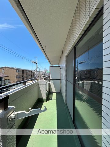 ヴィラ富貴Ⅱ[1LDK/40m2]のバルコニー