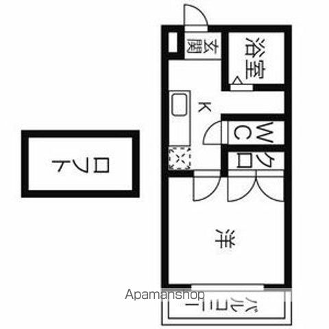 パルテネール北及Ｓの間取り