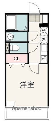 アルセア[1K/27.99m2]の間取図