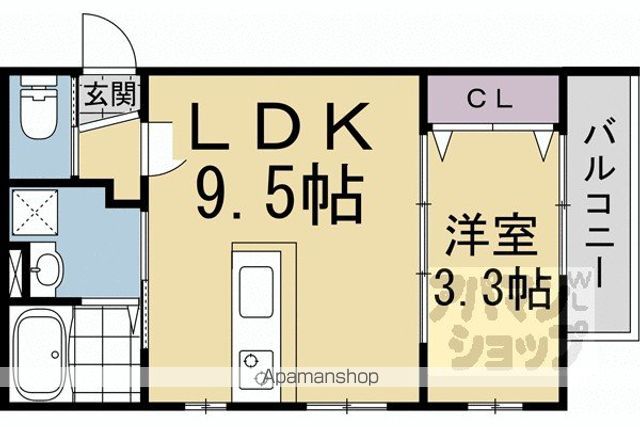 REVE KAMEOKA レーブ亀岡の間取り写真