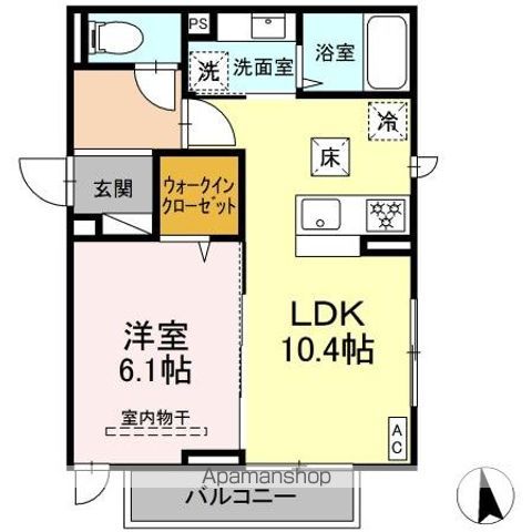 【Ｄ　ＰＡＩＮＡ　小机町の間取り】