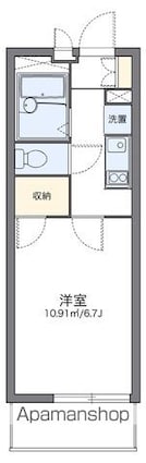 レオパレスゼルコヴァ[1K/20.81m2]の間取図