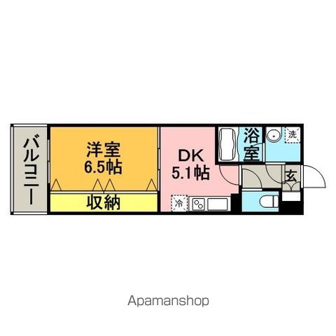ボヌール博多の間取り写真