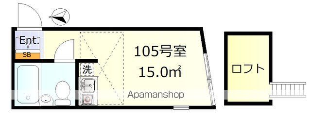 ペアパレス方南町の間取り写真