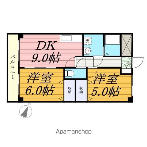 ＩＮＳＵＲＡＮＣＥ　ＢＬＤＧ．Ⅱの間取り