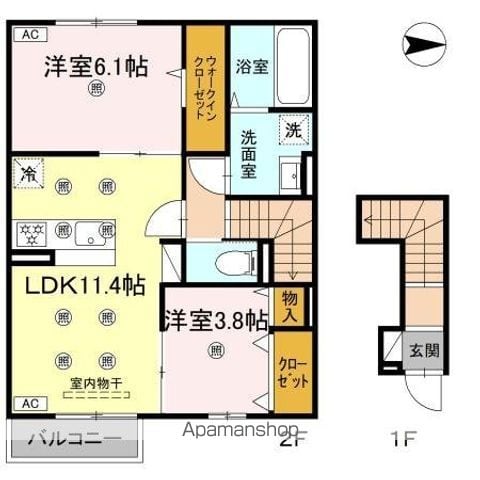 THREE ROOTSの間取り写真