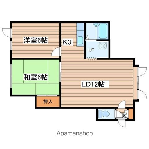 パークハイツ本町の間取り写真