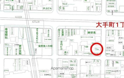 シャトレー大手町[2DK/38.88m2]の配置図