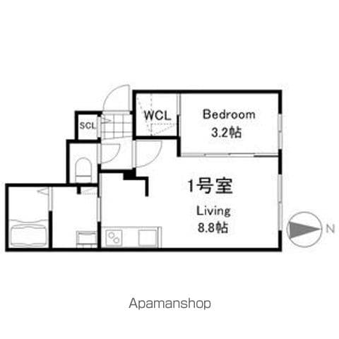 LIISA円山裏参道の間取り写真