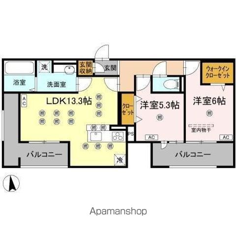 ギムレットAの間取り写真