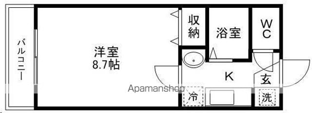 STUDIOAP山手町の間取り写真