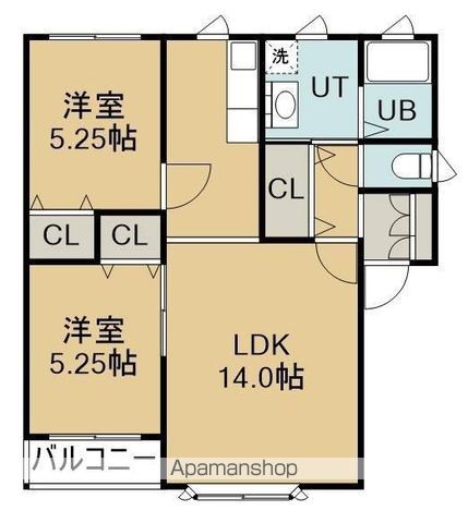 ハイツ昴の間取り写真