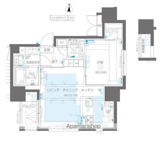 ＺＯＯＭ錦糸町の間取り