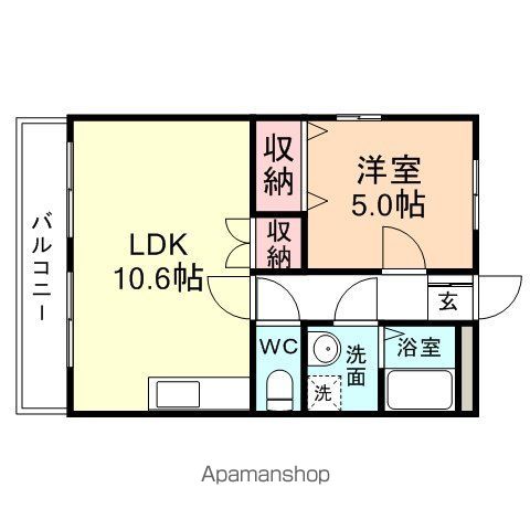 ソレイユ堀川の間取り写真