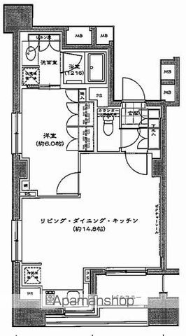 パークハビオ八丁堀の間取り