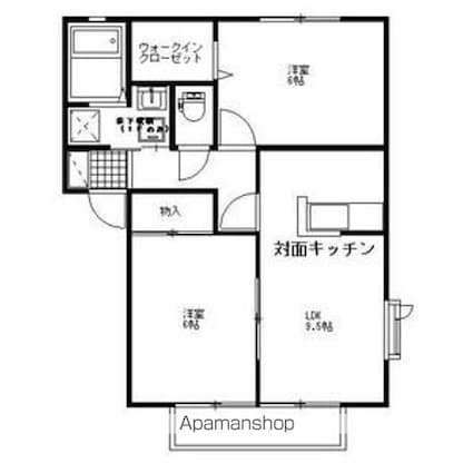 テイク・ボヌール[2LDK/51.04m2]の間取図