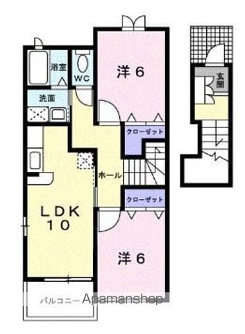 ベルメゾンの間取り写真