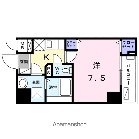 同じ建物の物件間取り写真 - ID:214059669911