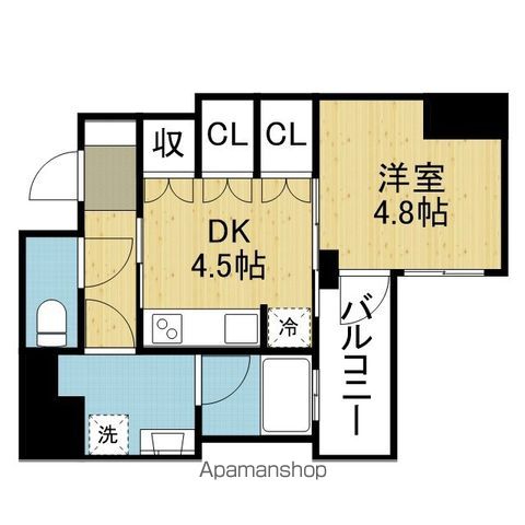 K−COURT谷町四丁目の間取り写真